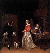 The Suitors Visit, Gerard ter Borch the Younger